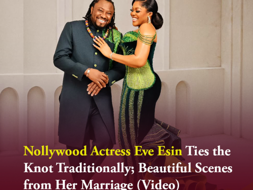 Nollywood Actress Eve Esin Ties the Knot Traditionally; Beautiful Scenes from Her Marriage (Video)